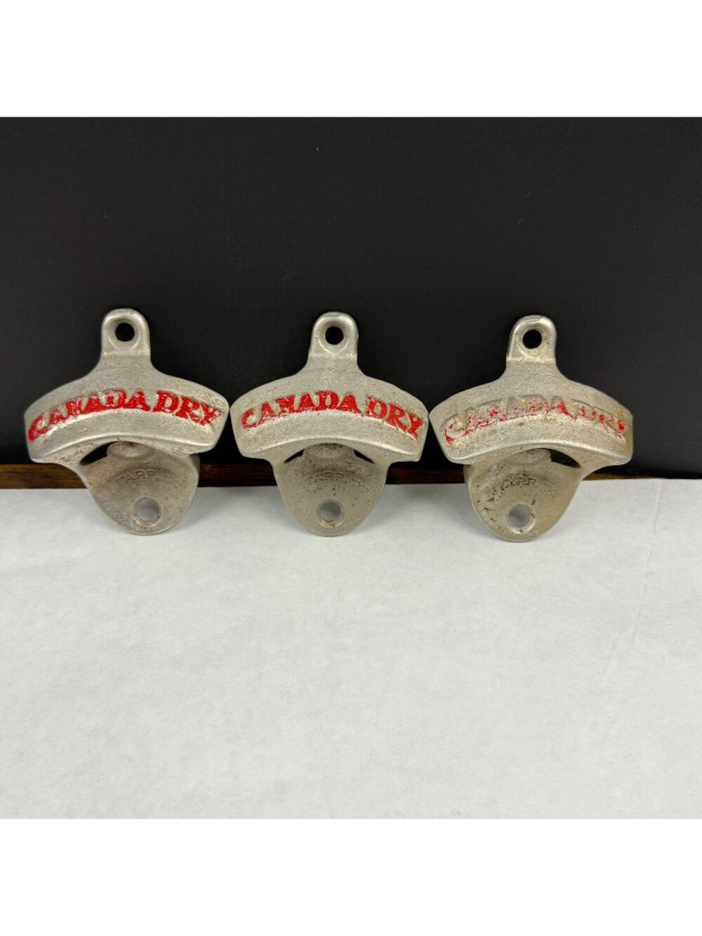 Vintage Starr X Canada Dry Wall Mount Bottle Opener Lot Of 3